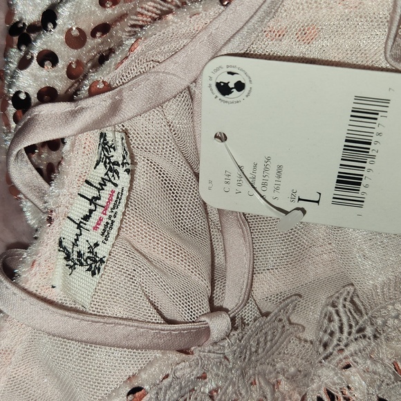 NWT FREE PEOPLE MINI DRESS L - Picture 6 of 6